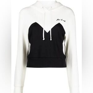 FLEUR DU MAL SWEETHEART COTTON HOODIE NEW TAGS XS